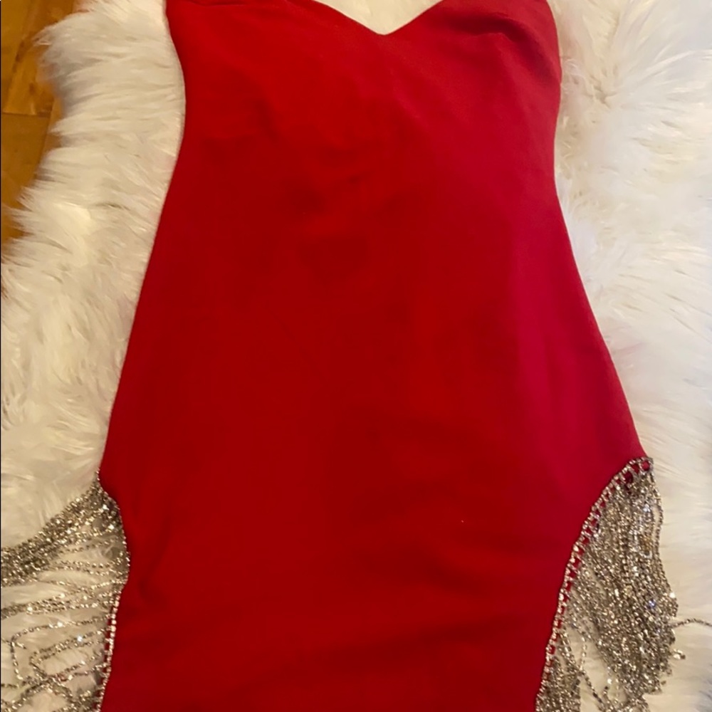 Red dress